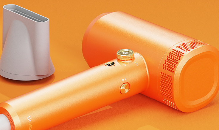 Hair dryer with diffuser and concentrator.Hair dryer manufacturers will introduce you to the principles of hair dryers