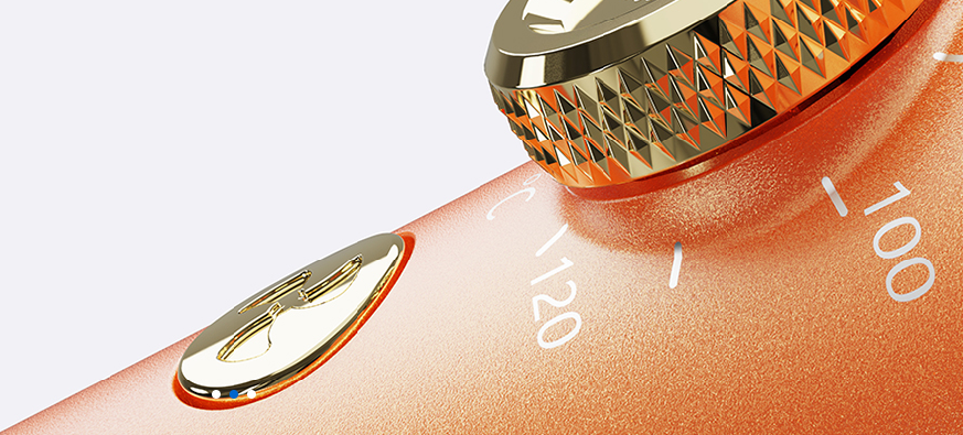 Ionic hair dryer Processing.High concentration negative ion hair care