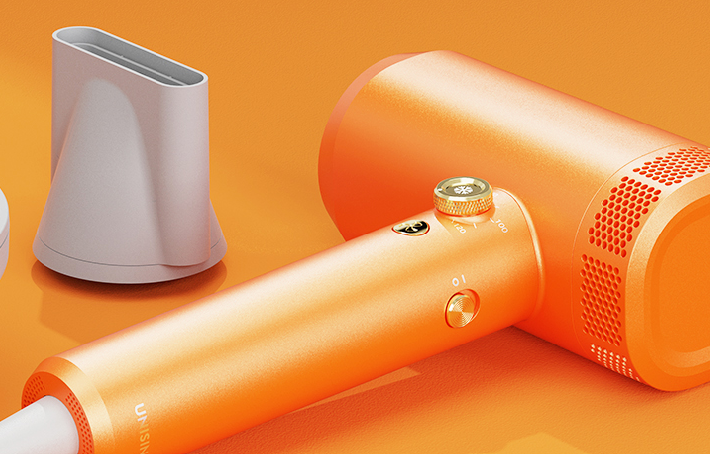 Hypersonic hair dryer maker.The Method of Adjusting Flow by Throttling the Inlet of Electric Hair Dryer